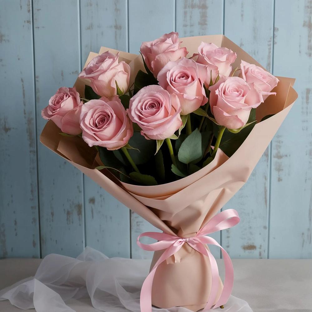 Букет цветов из: Розы в Ленинских Горках