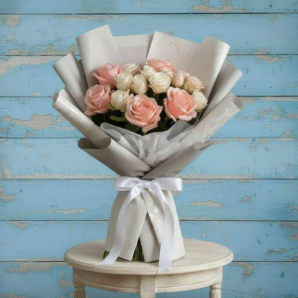 Букет цветов из: Розы в Ленинских Горках