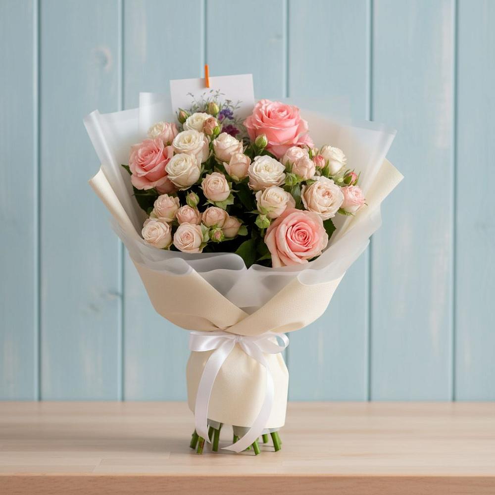 Букет цветов из: Розы в Ленинских Горках