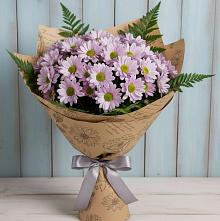 Букет цветов из:  Хризантемы #REPLACE_PRED# Ленинских Горках