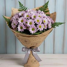 Букет цветов из:  Хризантемы в Ленинских Горках