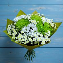 Букет цветов из:  Хризантемы #REPLACE_PRED# Ленинских Горках