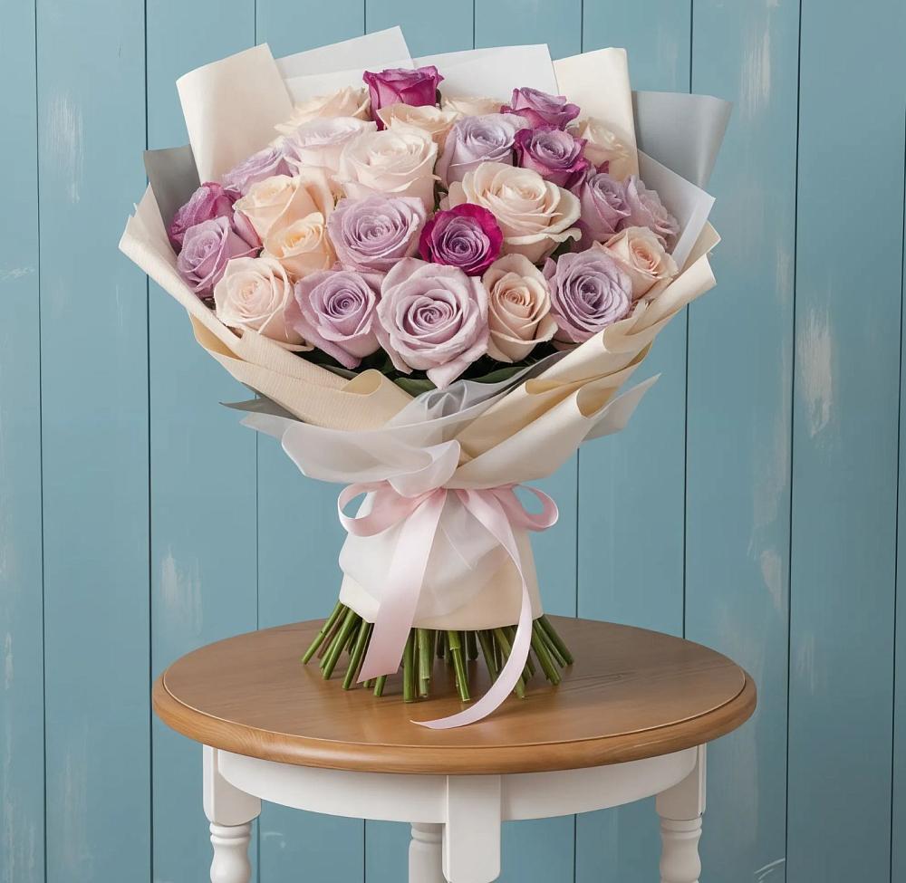 Букет цветов из: Розы в Ленинских Горках