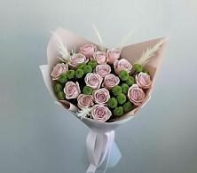 Букет цветов из:  Розы и Хризантемы в Ленинских Горках