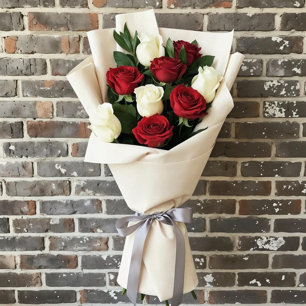 Букет цветов из: Розы в Ленинских Горках