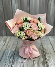 Букет цветов из:  Гвоздики, Розы и Хризантемы #REPLACE_PRED# Ленинских Горках