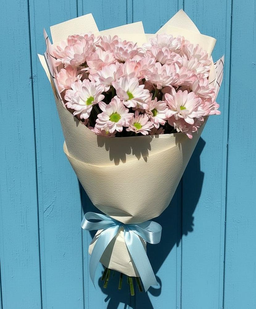 Букет цветов из: Хризантемы в Ленинских Горках